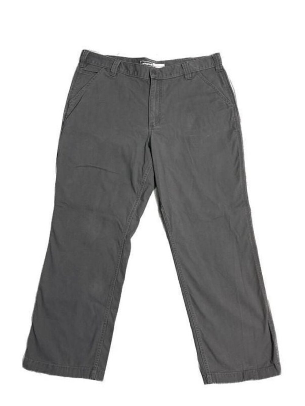 Carhartt Rugged Flex Relaxed Fit Canvas Work Pants 38x30 Gray